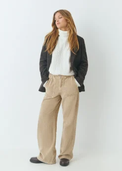 Jersey cuello alto trenzas*Brownie New