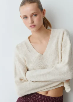 Jersey cuello pico básico*Brownie Best