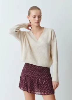 Jersey cuello pico básico*Brownie Best