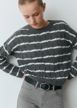 Jersey trenzas rayas*Brownie Hot