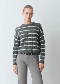 Jersey trenzas rayas*Brownie Hot