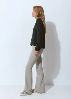 Pantalón campana cinturón*Brownie Discount