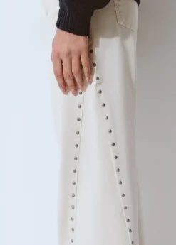 Pantalón corte lateral tachas*Brownie