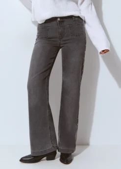 Pantalón culotte bordado estrellas*Brownie New