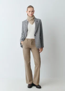 Pantalón culotte con bolsillos frontales*Brownie New