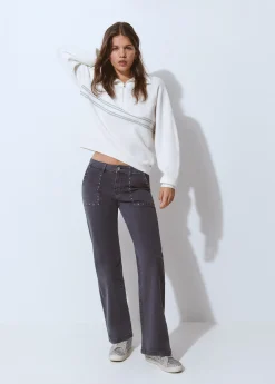 Pantalón culotte tachas*Brownie Outlet