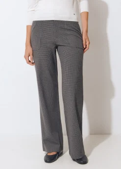 Pantalón flare cuadrito*Brownie New