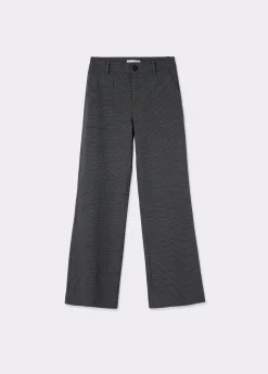 Pantalón flare cuadrito*Brownie New