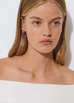 Pendientes aro circonita*Brownie Discount