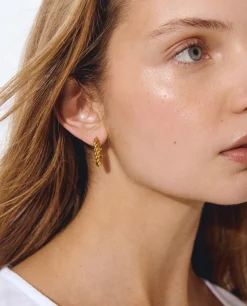 Pendientes aro entrelazado*Brownie Best