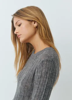 Pendientes aro grueso mini*Brownie Clearance