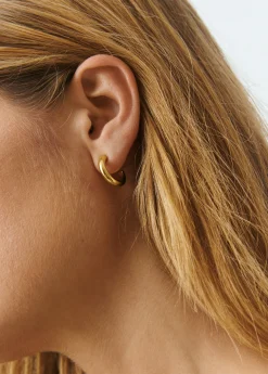 Pendientes aro grueso mini*Brownie Clearance