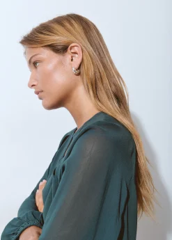 Pendientes aro incrustaciones*Brownie Outlet