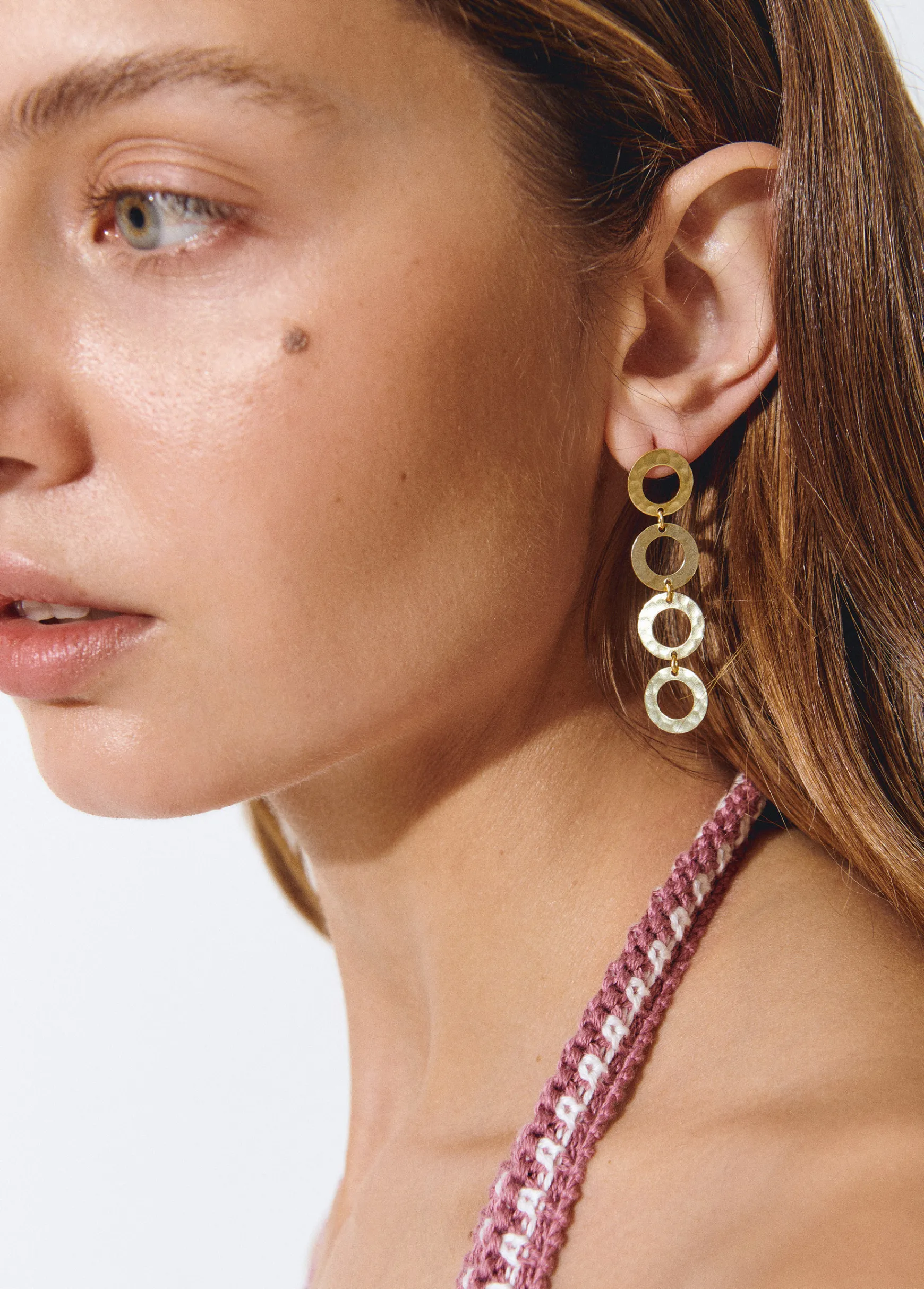 Pendientes largos aros*Brownie Discount