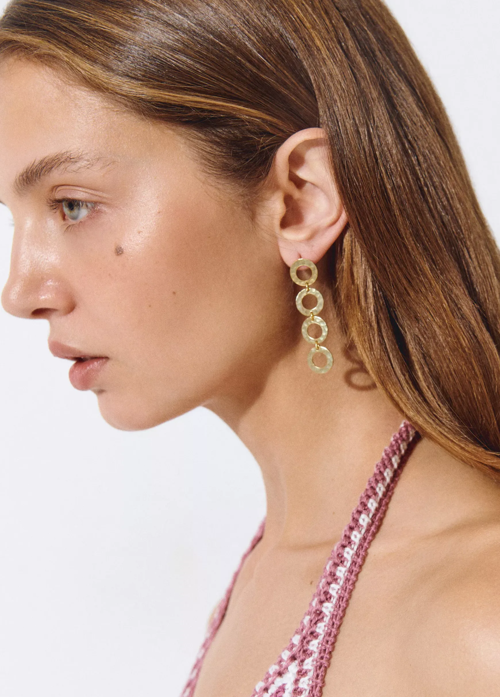 Pendientes largos aros*Brownie Discount