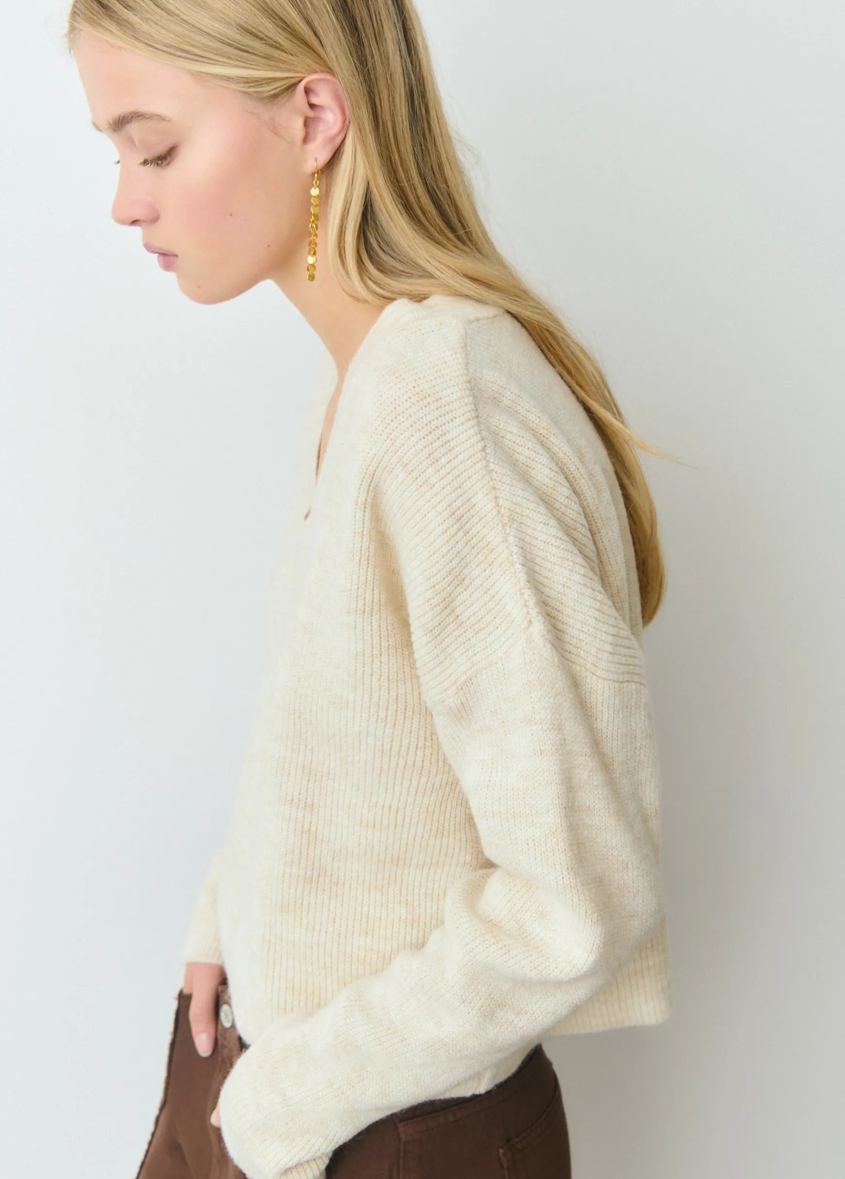 Pendientes largos chapas grabadas*Brownie Best