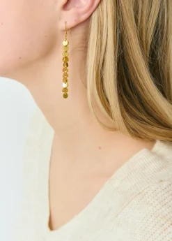 Pendientes largos chapas grabadas*Brownie Best