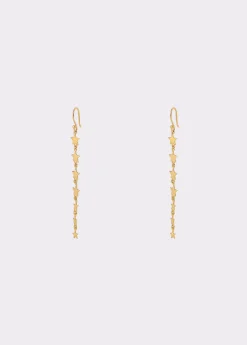 Pendientes largos estrellas degradado*Brownie Hot
