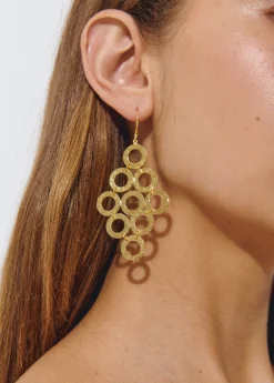 Pendientes rombos aros*Brownie