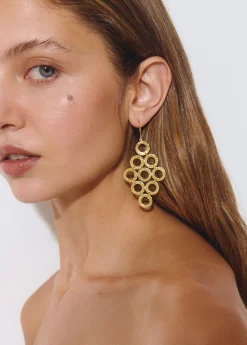 Pendientes rombos aros*Brownie