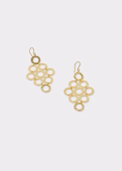 Pendientes rombos aros*Brownie