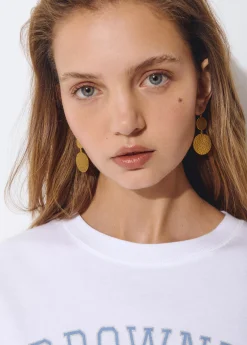 Pendientes tres discos*Brownie Best