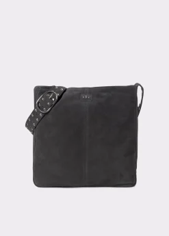 Shopper piel correa tachas*Brownie Hot