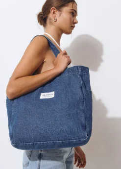Shopper tejido denim*Brownie