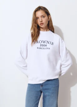 Sudadera bordada manga ranglan*Brownie Best