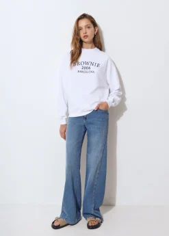 Sudadera bordada manga ranglan*Brownie Best