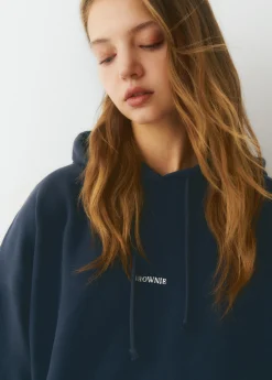 Sudadera con capucha y bordado*Brownie Discount