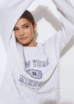 Sudadera gris vigore bordado*Brownie Online