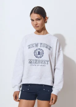 Sudadera gris vigore bordado*Brownie Online