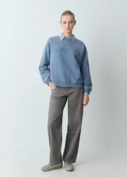 Sudadera texto desflecado*Brownie Hot