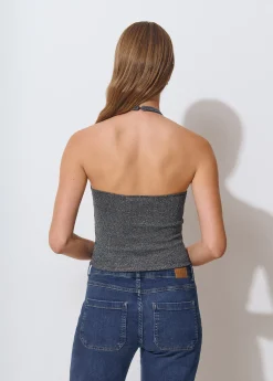 Top halter hilo metalizado*Brownie Discount