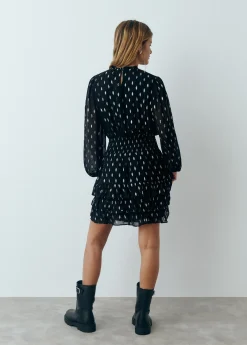 Vestido brillo smock cintura*Brownie Clearance