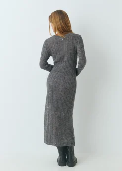 Vestido calado manga larga*Brownie New