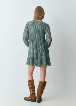 Vestido estampado bicolor*Brownie Outlet