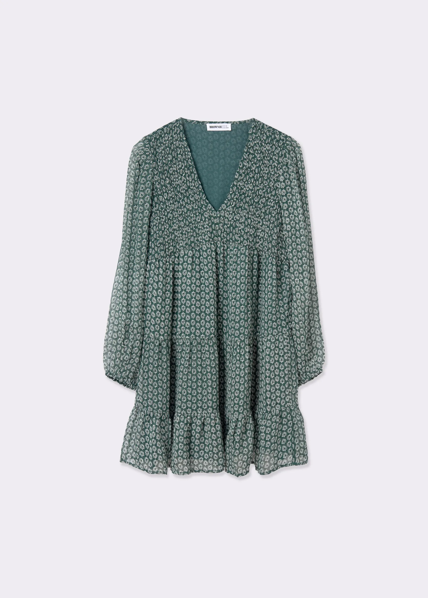 Vestido estampado bicolor*Brownie Outlet