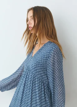 Vestido estampado fluido*Brownie Sale