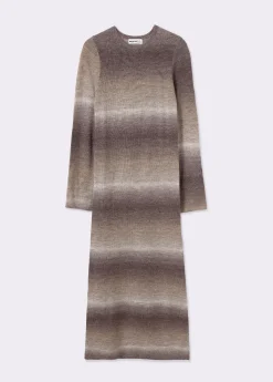 Vestido largo space dyed*Brownie