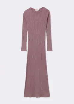 Vestido midi canalé*Brownie New