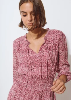 Vestido smock estampado*Brownie Online